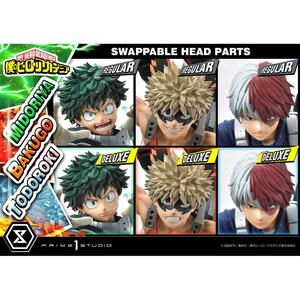 Prime 1 Studio My Hero Academia 1/4 Scale Ultimate Premium Masterline Midoriya, Bakugo & Todoroki Deluxe Bonus Version 