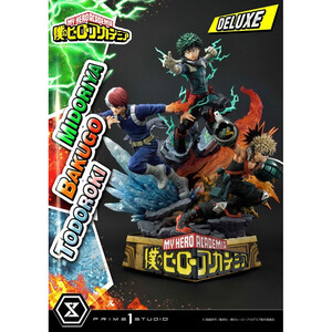 Prime 1 Studio My Hero Academia 1/4 Scale Ultimate Premium Masterline Midoriya, Bakugo & Todoroki Deluxe Bonus Version 