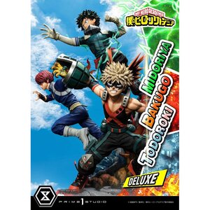 Prime 1 Studio My Hero Academia 1/4 Scale Ultimate Premium Masterline Midoriya, Bakugo & Todoroki Deluxe Bonus Version 