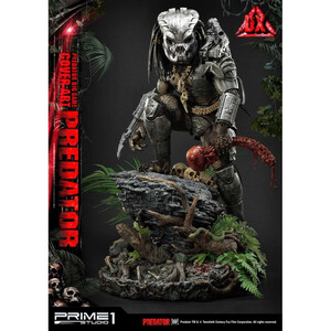 Prime 1 Studio Predator 1/4 Scale Premium Masterline Big Game Cover Art Predator Deluxe Version - Severely damaged packaging 