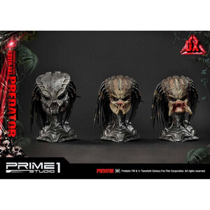Prime 1 Studio Predator 1/4 Scale Premium Masterline Big Game Cover Art Predator Deluxe Version - Severely damaged packaging 