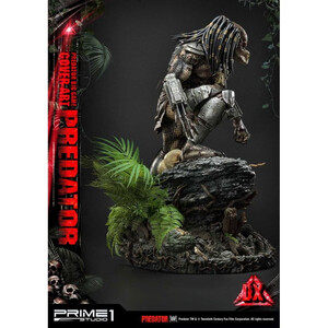 Prime 1 Studio Predator 1/4 Scale Premium Masterline Big Game Cover Art Predator Deluxe Version - Severely damaged packaging 