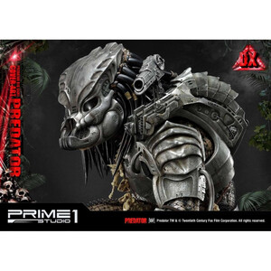 Prime 1 Studio Predator 1/4 Scale Premium Masterline Big Game Cover Art Predator Deluxe Version - Severely damaged packaging 