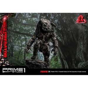 Prime 1 Studio Predator 1/4 Scale Premium Masterline Big Game Cover Art Predator Deluxe Version - Severely damaged packaging 