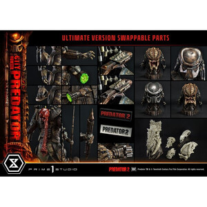 Prime 1 Studio Predator 2 1/3 Scale Museum Masterline City Hunter Predator Ultimate Bonus Version 