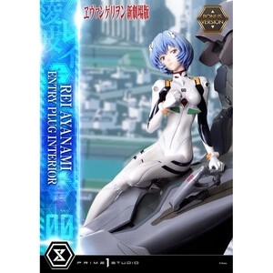 Prime 1 Studio Rebuild of Evangelion 1/4 Scale Ultimate Premium Masterline Rei Ayanami Bonus Version 