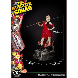 Prime 1 Studio The Suicide Squad 1/3 Scale Museum Masterline Harley Quinn Bonus Version 