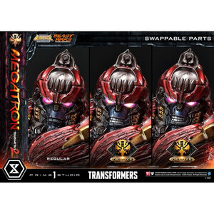 Prime 1 Studio Transformers Beast Wars 1/4 Scale Premium Masterline Megatron Transmetal 2 Deluxe Bonus Version 