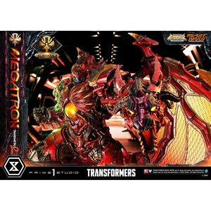 Prime 1 Studio Transformers Beast Wars 1/4 Scale Premium Masterline Megatron Transmetal 2 Deluxe Bonus Version 