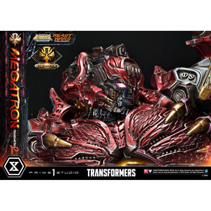 Prime 1 Studio Transformers Beast Wars 1/4 Scale Premium Masterline Megatron Transmetal 2 Deluxe Bonus Version 