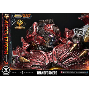 Prime 1 Studio Transformers Beast Wars 1/4 Scale Premium Masterline Megatron Transmetal 2 Deluxe Bonus Version 