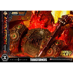 Prime 1 Studio Transformers Beast Wars 1/4 Scale Premium Masterline Megatron Transmetal 2 Deluxe Bonus Version 