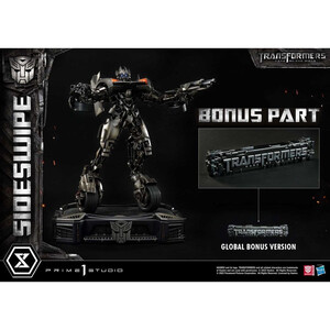 Prime 1 Studio Transformers Dark of the Moon Non Scale Museum Masterline Sideswipe Deluxe Bonus Version 