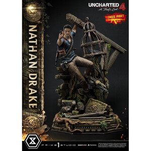 Prime 1 Studio Uncharted 4 A Thief's End 1/4 Scale Ultimate Premium Masterline Nathan Drake Deluxe Bonus Version 