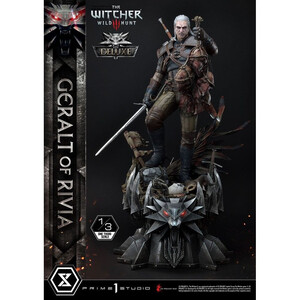 Prime 1 Studio Witcher 3 Wild Hunt 1/3 Scale Musuem Masterline Geralt von Riva Deluxe Version - Damaged packaging 