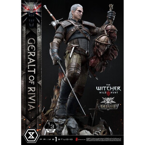 Prime 1 Studio Witcher 3 Wild Hunt 1/3 Scale Musuem Masterline Geralt von Riva Deluxe Version - Damaged packaging 
