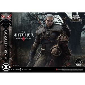 Prime 1 Studio Witcher 3 Wild Hunt 1/3 Scale Musuem Masterline Geralt von Riva Deluxe Version - Damaged packaging 