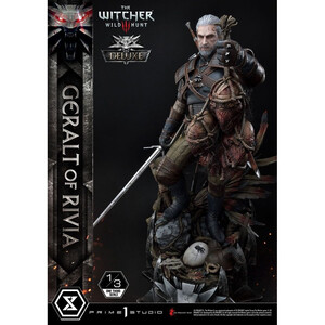 Prime 1 Studio Witcher 3 Wild Hunt 1/3 Scale Musuem Masterline Geralt von Riva Deluxe Version - Damaged packaging 