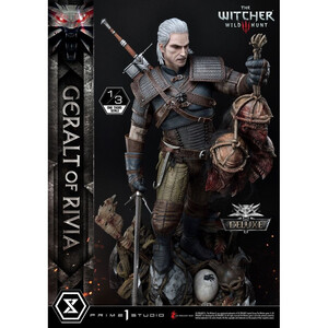 Prime 1 Studio Witcher 3 Wild Hunt 1/3 Scale Musuem Masterline Geralt von Riva Deluxe Version - Damaged packaging 