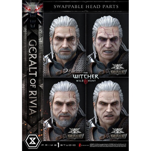 Prime 1 Studio Witcher 3 Wild Hunt 1/3 Scale Musuem Masterline Geralt von Riva Deluxe Version - Damaged packaging 