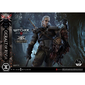 Prime 1 Studio Witcher 3 Wild Hunt 1/3 Scale Musuem Masterline Geralt von Riva Deluxe Version - Damaged packaging 