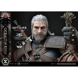 Prime 1 Studio Witcher 3 Wild Hunt 1/3 Scale Musuem Masterline Geralt von Riva Deluxe Version - Damaged packaging 
