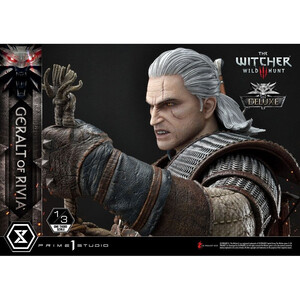 Prime 1 Studio Witcher 3 Wild Hunt 1/3 Scale Musuem Masterline Geralt von Riva Deluxe Version - Damaged packaging 