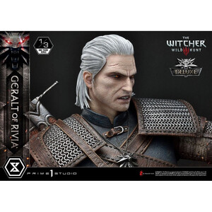 Prime 1 Studio Witcher 3 Wild Hunt 1/3 Scale Musuem Masterline Geralt von Riva Deluxe Version - Damaged packaging 