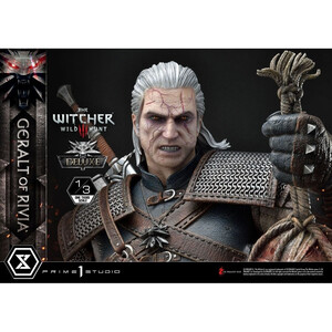 Prime 1 Studio Witcher 3 Wild Hunt 1/3 Scale Musuem Masterline Geralt von Riva Deluxe Version - Damaged packaging 