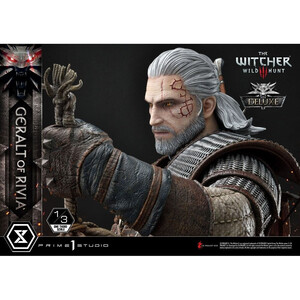 Prime 1 Studio Witcher 3 Wild Hunt 1/3 Scale Musuem Masterline Geralt von Riva Deluxe Version - Damaged packaging 