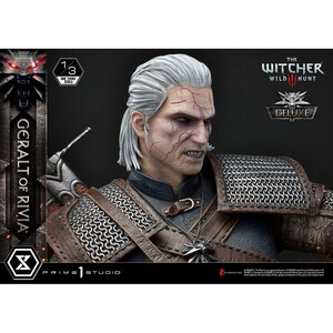 Prime 1 Studio Witcher 3 Wild Hunt 1/3 Scale Musuem Masterline Geralt von Riva Deluxe Version - Damaged packaging 