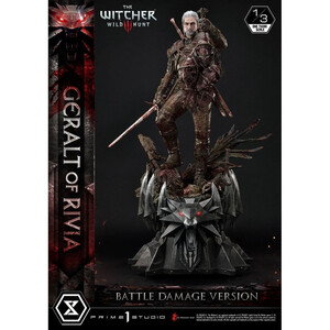 Prime 1 Studio Witcher 3 Wild Hunt 1/3 Scale Musuem Masterline Geralt von Rivia Battle Damage Version 