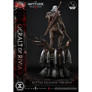 Prime 1 Studio Witcher 3 Wild Hunt 1/3 Scale Musuem Masterline Geralt von Rivia Battle Damage Version 