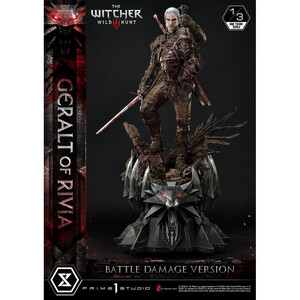 Prime 1 Studio Witcher 3 Wild Hunt 1/3 Scale Musuem Masterline Geralt von Rivia Battle Damage Version 