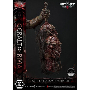 Prime 1 Studio Witcher 3 Wild Hunt 1/3 Scale Musuem Masterline Geralt von Rivia Battle Damage Version 