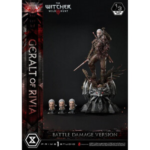 Prime 1 Studio Witcher 3 Wild Hunt 1/3 Scale Musuem Masterline Geralt von Rivia Battle Damage Version 