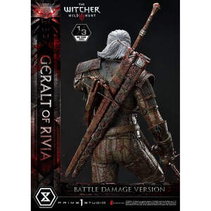 Prime 1 Studio Witcher 3 Wild Hunt 1/3 Scale Musuem Masterline Geralt von Rivia Battle Damage Version 