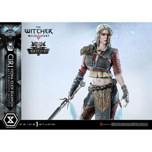 Prime 1 Studio Witcher 3 Wild Hunt 1/4 Scale Premium Masterline Ciri Fiona Elen Riannon Alternative Outfit Deluxe Bonus Version 