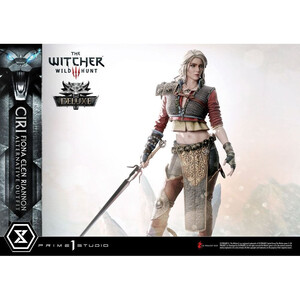 Prime 1 Studio Witcher 3 Wild Hunt 1/4 Scale Premium Masterline Ciri Fiona Elen Riannon Alternative Outfit Deluxe Bonus Version 
