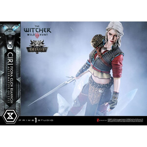 Prime 1 Studio Witcher 3 Wild Hunt 1/4 Scale Premium Masterline Ciri Fiona Elen Riannon Alternative Outfit Deluxe Bonus Version 