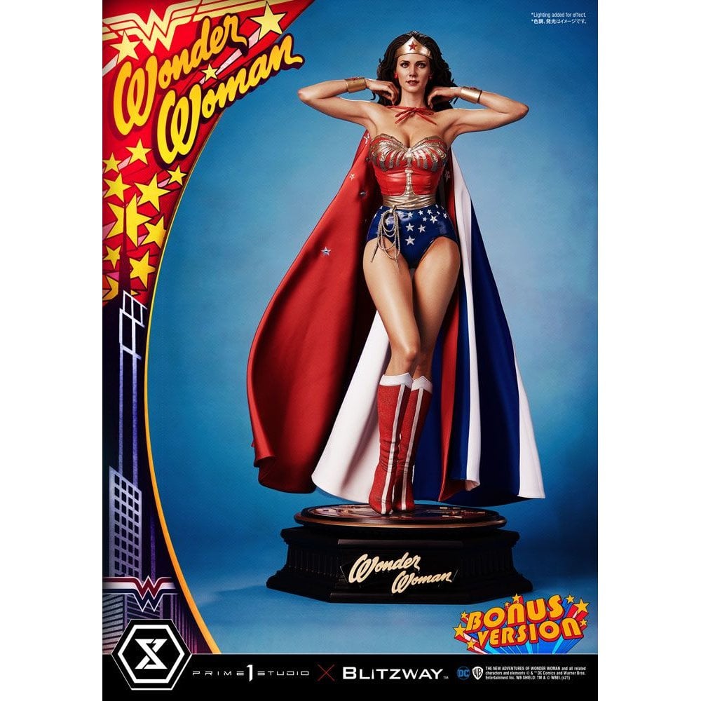 Prime 1 Studio Wonder Woman 1975 1/3 Scale Museum Masterline Wonder Woman (Lynda Carter) Bonus Version 