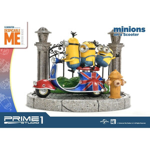 Prime 1 Studio Despicable Me Non Scale Prime Collectible Figures Minions on a Scooter 