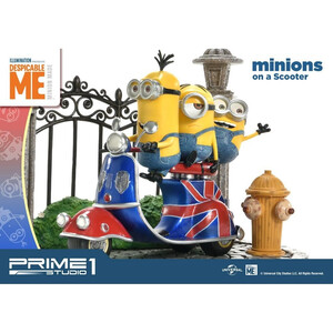 Prime 1 Studio Despicable Me Non Scale Prime Collectible Figures Minions on a Scooter 