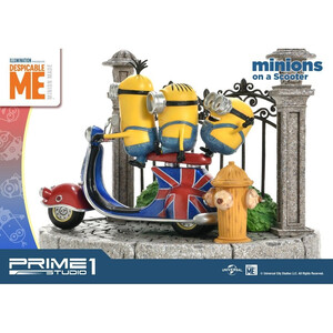 Prime 1 Studio Despicable Me Non Scale Prime Collectible Figures Minions on a Scooter 