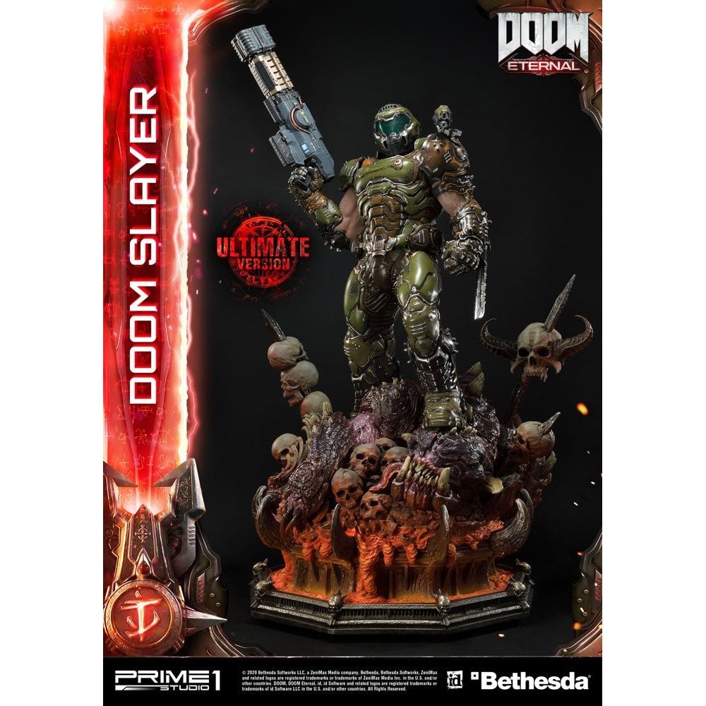 Prime 1 Studio Doom Eternal 1/3 Scale Ultimate Museum Masterline Doom Slayer Ultimate Version 