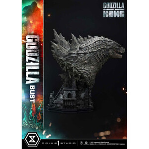 Prime 1 Studio Godzilla vs Kong Life Size Bust Godzilla Bonus Version 
