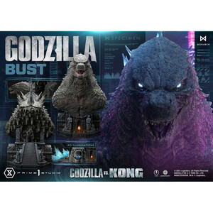 Prime 1 Studio Godzilla vs Kong Life Size Bust Godzilla Bonus Version 