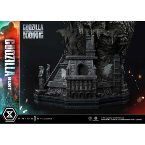 Prime 1 Studio Godzilla vs Kong Life Size Bust Godzilla Bonus Version 