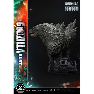 Prime 1 Studio Godzilla vs Kong Life Size Bust Godzilla Bonus Version 