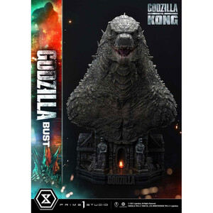Prime 1 Studio Godzilla vs Kong Life Size Bust Godzilla Bonus Version 
